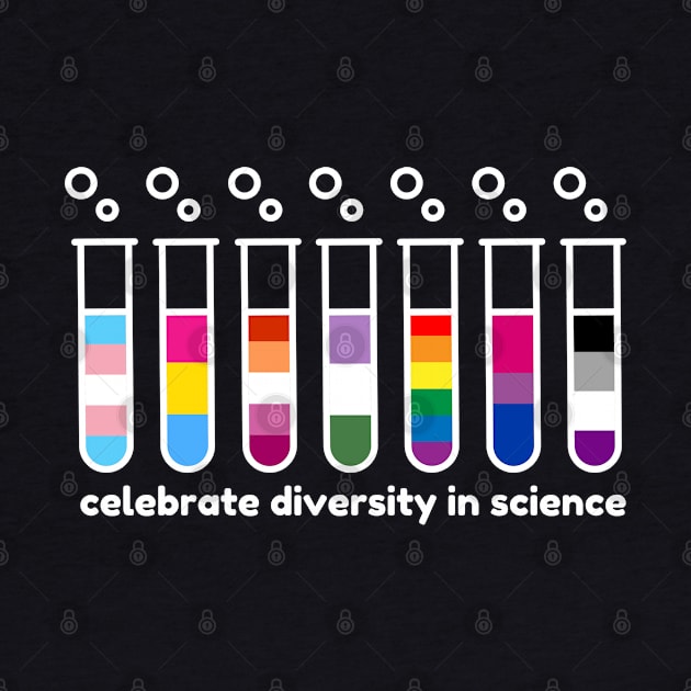 Celebrate Diversity in Science - Pride Test Tubes by ScienceandSnark